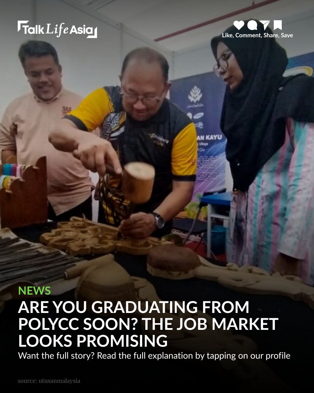 Thinking about TVET? 👀

Graduates from Malaysia’s polytechnics and community colleges recorded more