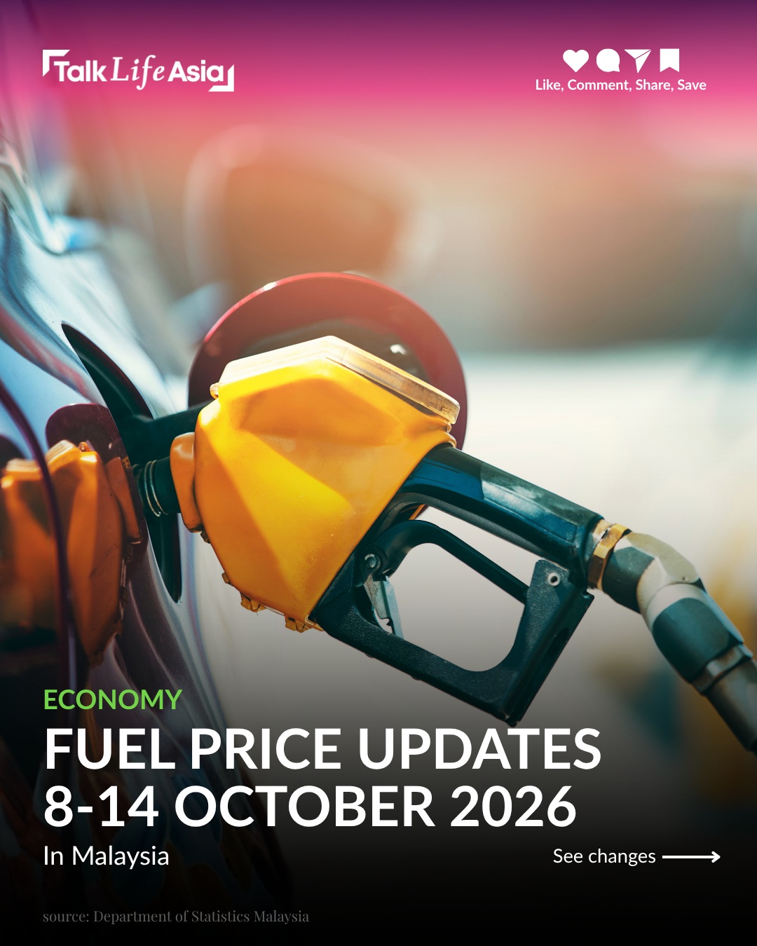 Filling up this week? 👀⛽️ Here’s what you’ll be paying at the pump across Malaysia.

Follow TLA for