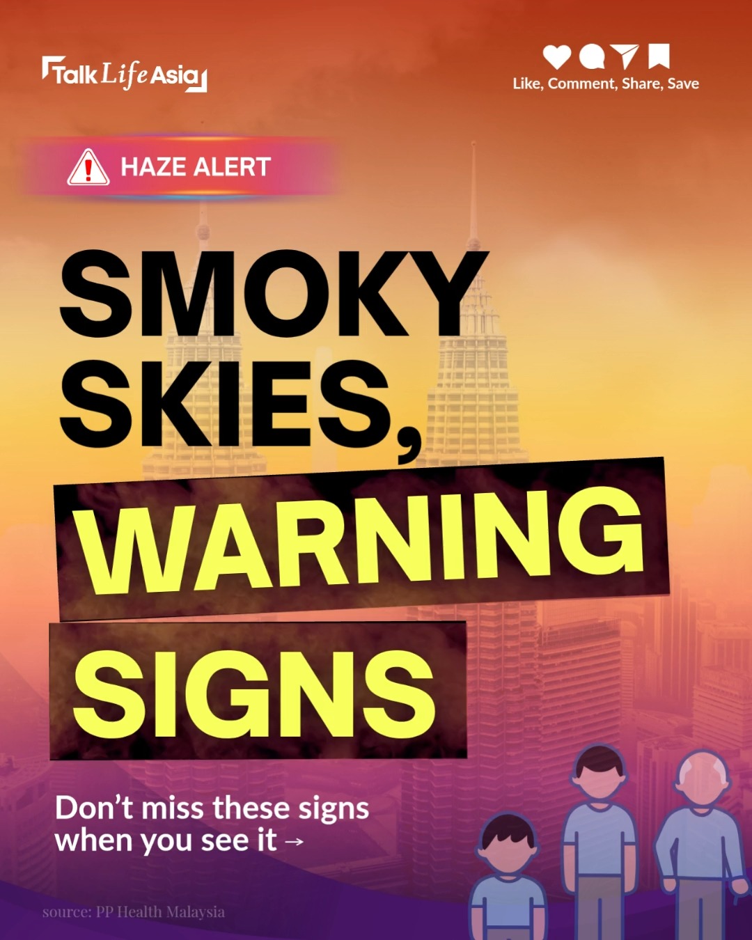 Haze is back in the headlines, but are we spotting the warning signs? 🌫️ Babies, young children and