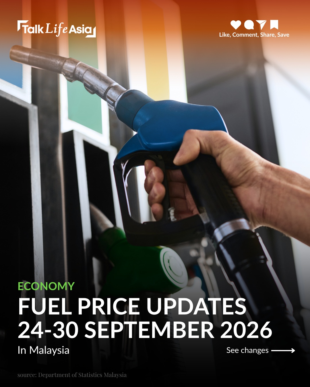 What’s the damage at the pump this week? ⛽️👀 

Here’s the latest fuel price update for Malaysia.

#