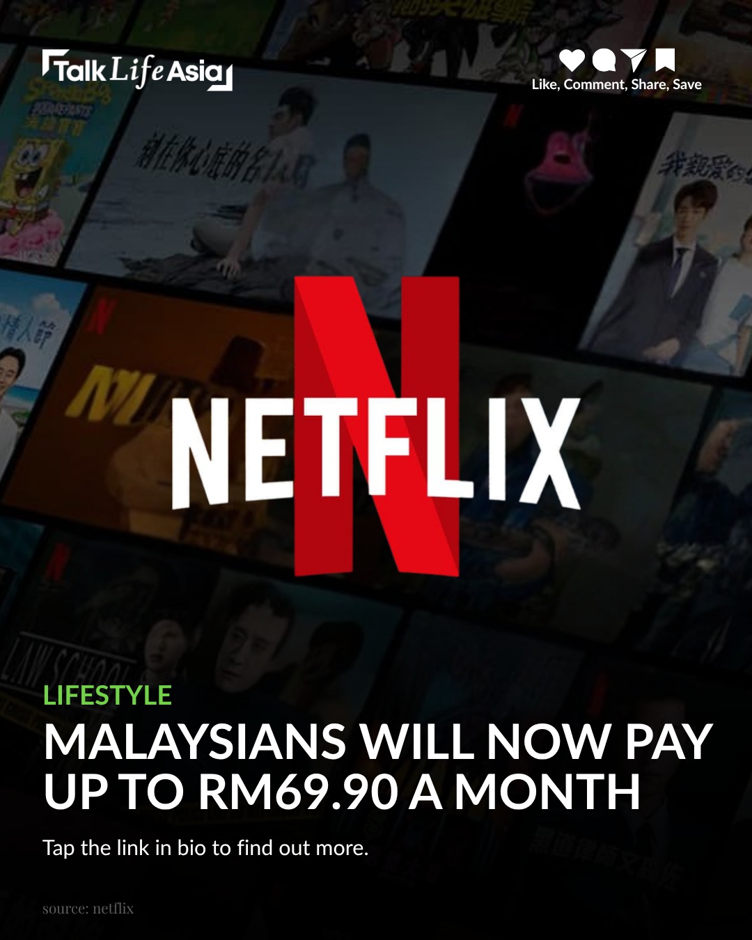 Netflix users in Malaysia, your monthly bill just got a little more expensive. 🥲 

The streaming pl