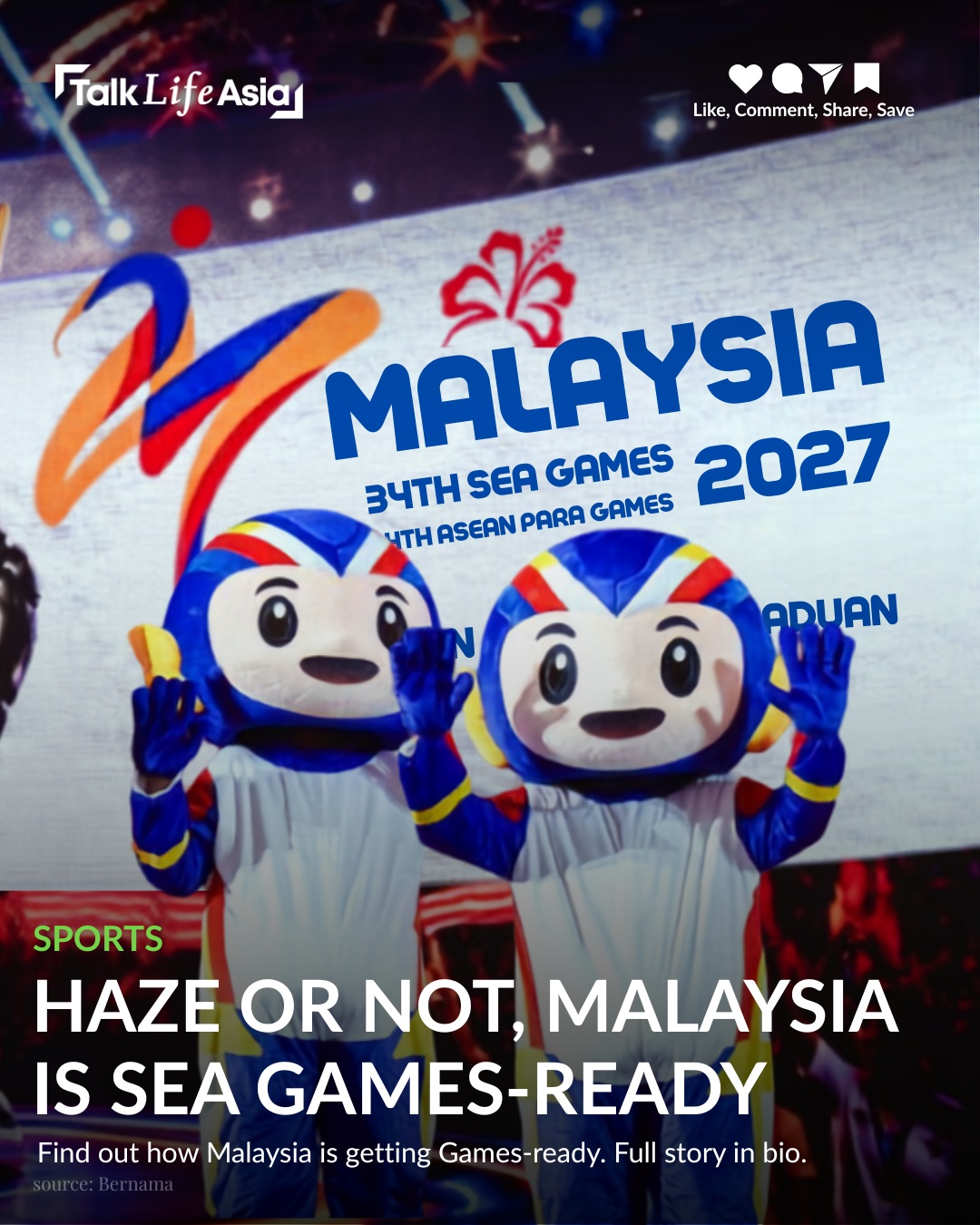 Rain, shine or haze, Malaysia says it’s getting ready for SEA Games 2027. 🇲🇾

With the Games less 