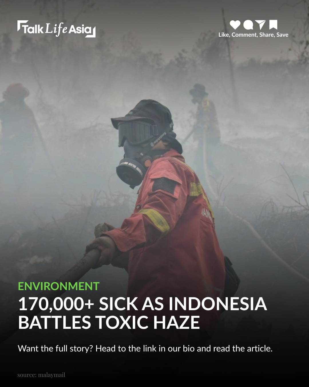 Indonesia’s haze situation is taking a toll, with more than 170,000 respiratory cases reported amid 
